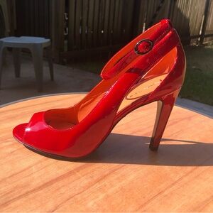 Via Spiga 4” red patent leather pumps “Rochelle” NIB sz 8.5M